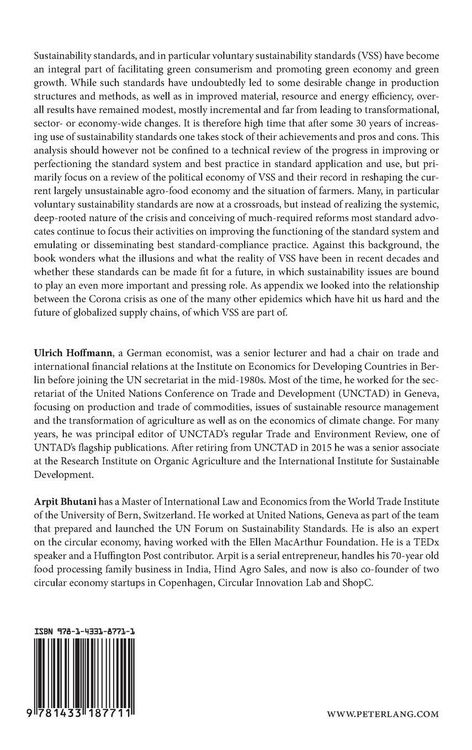 Produktbild: Voluntary Sustainability Standards