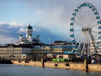Produktbild: CALVENDO Puzzle Blick auf den Hafen von Helsinki mit dem Dom im Hintergrund | 1000 Teile Lege-Gr&ouml;&szlig;e 64 &times; 48 cm Foto-Puzzle f&uuml;r gl&uuml;ckliche Stunden