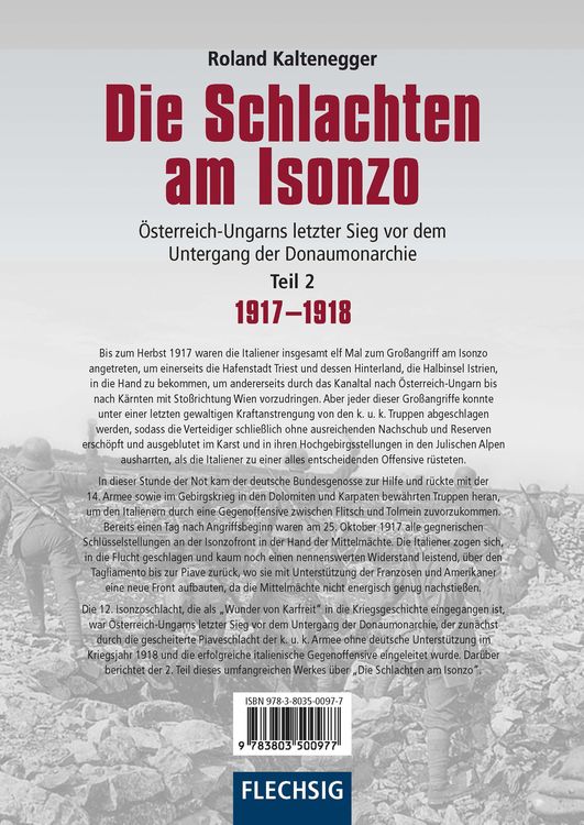 Produktbild: Die Schlachten am Isonzo