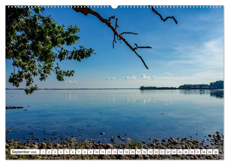 Produktbild: Naturparadies Zierow - Ostsee Idylle pur in der Wismarer Bucht (hochwertiger Premium Wandkalender 2026 DIN A2 quer), Kunstdruck in Hochglanz