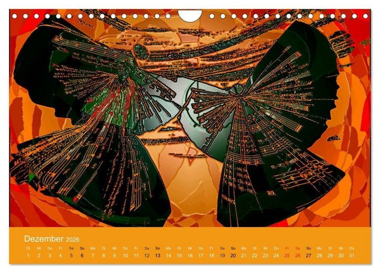 Produktbild: AUF ENGELSFL&Uuml;GELN (Wandkalender 2026 DIN A4 quer), CALVENDO Monatskalender