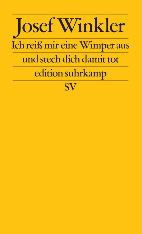 Produktbild: Ich rei&szlig; mir eine Wimper aus und stech dich damit tot