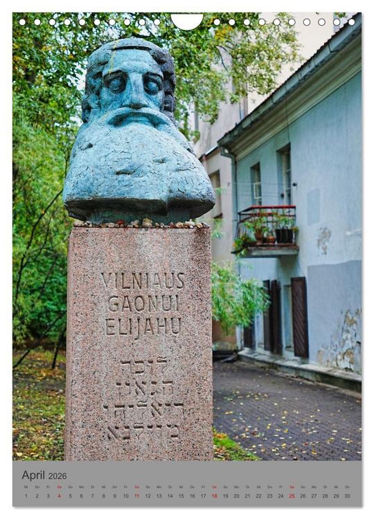 Produktbild: Judentum im Baltikum (Wandkalender 2026 DIN A4 hoch), CALVENDO Monatskalender