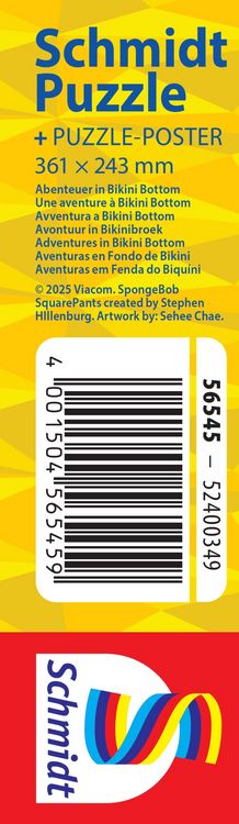 Produktbild: SpongeBob, Abenteuer in Bikinibottom 100 Teile