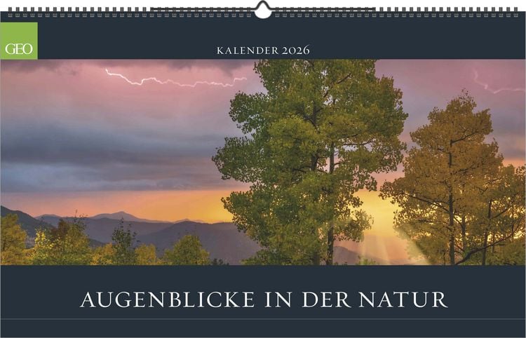 Produktbild: GEO Augenblicke in der Natur 2026 - Wand-Kalender - Reise-Kalender - Poster-Kalender - 58x36