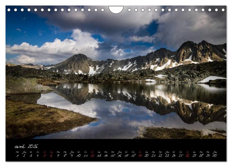 Produktbild: Miroirs des Pyr&eacute;n&eacute;es Catalanes (Calendrier mural 2026 DIN A4 vertical), CALVENDO calendrier mensuel