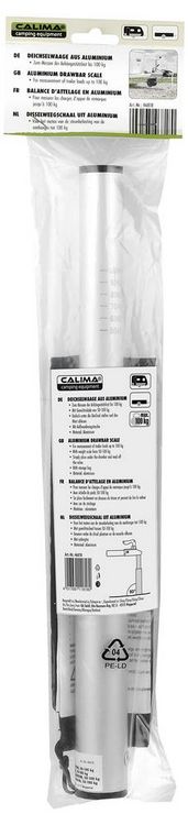 Produktbild: Calima 46041 Deichselwaage 100kg Aluminium 35mm x 35mm x 430mm