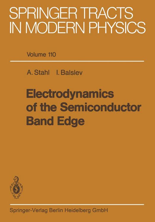 Produktbild: Electrodynamics of the Semiconductor Band Edge