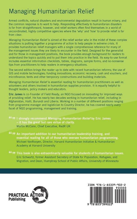 Produktbild: Managing Humanitarian Relief 2nd Edition