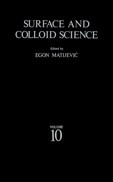 Produktbild: Surface and Colloid Science