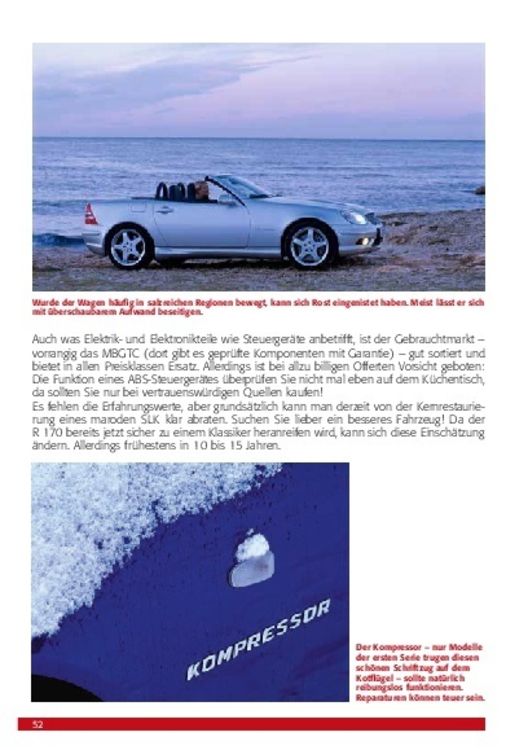 Praxisratgeber Klassikerkauf Mercedes-Benz SLK (R 170)
