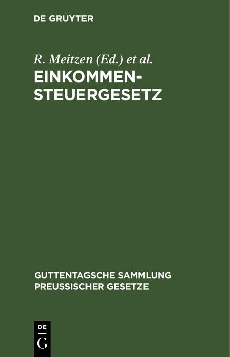 Produktbild: Einkommensteuergesetz