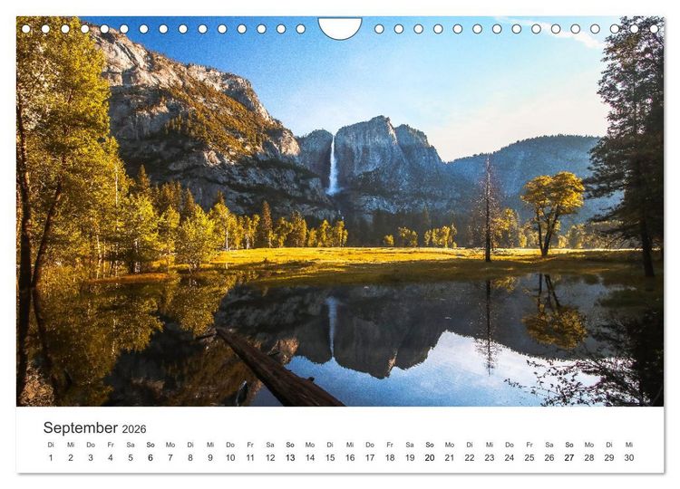 Produktbild: Yosemite - Einzigartige Naturspektakel (Wandkalender 2026 DIN A4 quer), CALVENDO Monatskalender