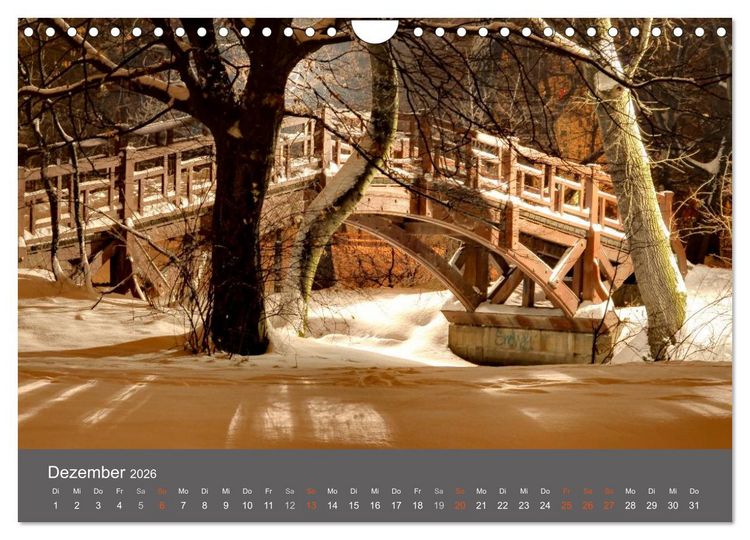 Produktbild: Leipzig - Parks und Landschaften (Wandkalender 2026 DIN A4 quer), CALVENDO Monatskalender