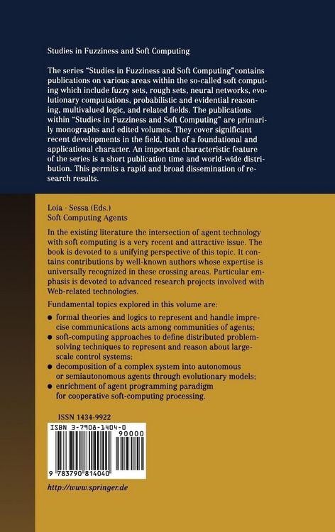 Produktbild: Soft Computing Agents