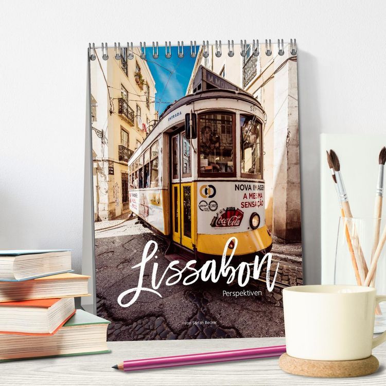 Produktbild: Lissabon Perspektiven (Tischkalender 2026 DIN A5 hoch), CALVENDO Monatskalender