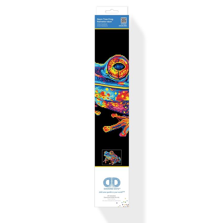 Produktbild: DIAMOND DOTZ - Diamond Painting Neon Baumfrosch