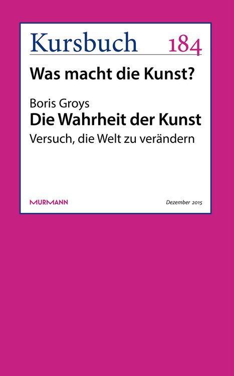 Produktbild: Die Wahrheit der Kunst