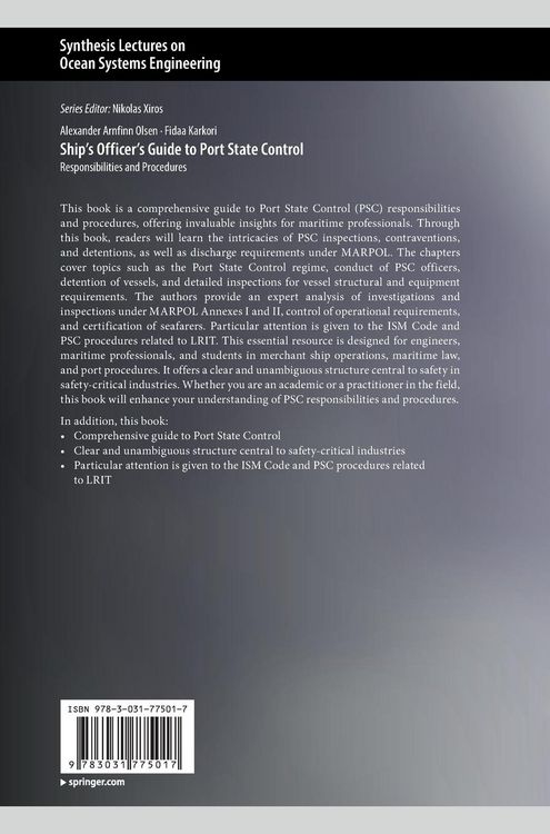 Produktbild: Ship&rsquo;s Officer&rsquo;s Guide to Port State Control
