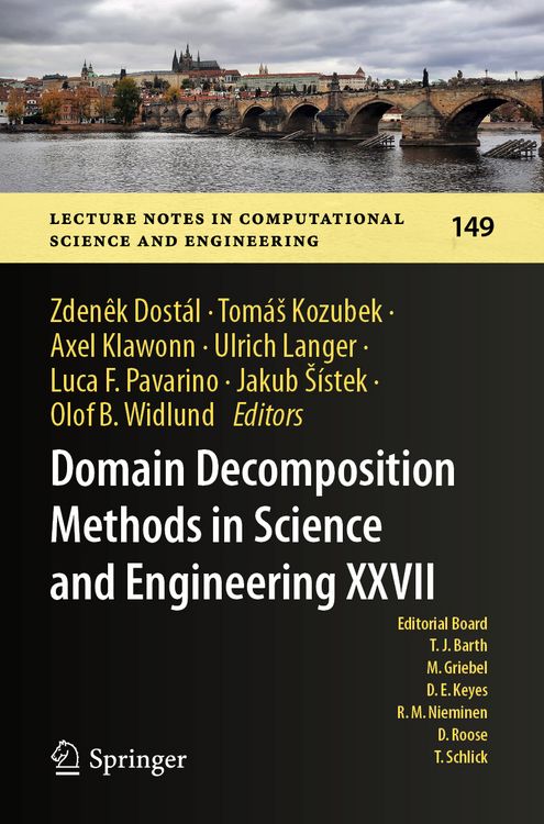 Produktbild: Domain Decomposition Methods in Science and Engineering XXVII