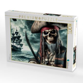 Produktbild: CALVENDO Puzzle Geisterpirat | 1000 Teile Lege-Gr&ouml;&szlig;e 64x48cm Foto-Puzzle f&uuml;r gl&uuml;ckliche Stunden