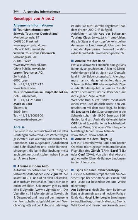 Produktbild: TRESCHER Reisef&uuml;hrer Zentralschweiz