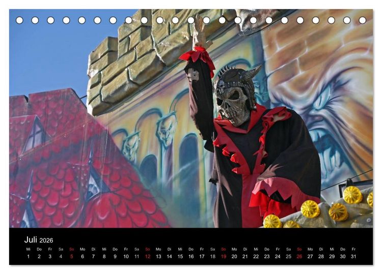 Produktbild: Jahrmarkt 2026 (Tischkalender 2026 DIN A5 quer), CALVENDO Monatskalender