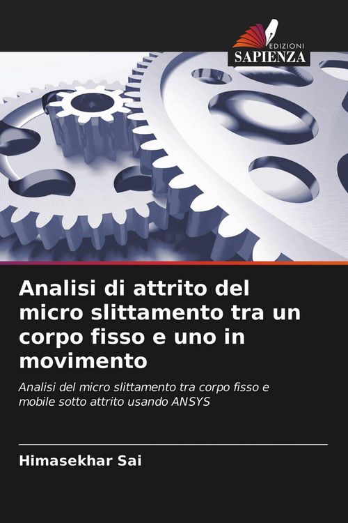 Produktbild: Analisi di attrito del micro slittamento tra un corpo fisso e uno in movimento