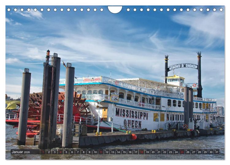Produktbild: Hamburg - Ahoi zur gro&szlig;en Hafenrundfahrt (Wandkalender 2026 DIN A4 quer), CALVENDO Monatskalender