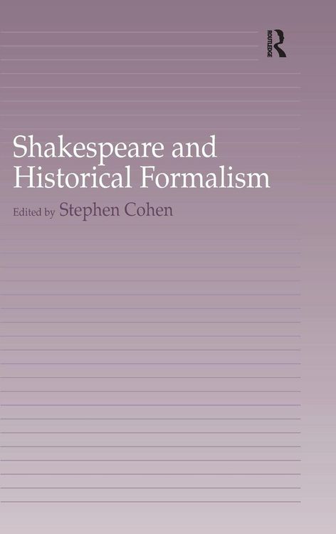 Produktbild: Shakespeare and Historical Formalism