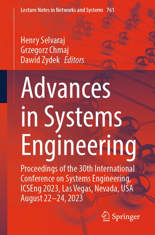 Produktbild: Advances in Systems Engineering