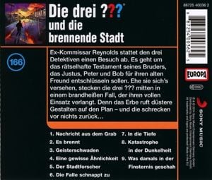Produktbild: Die drei ??? (166) und die brennende Stadt 