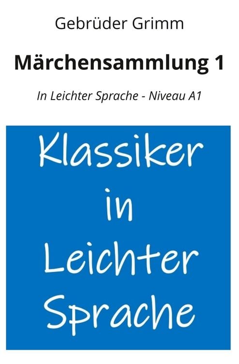 Produktbild: Märchensammlung 1: In Leichter Sprache - Niveau A1