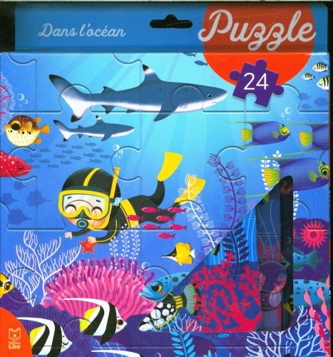Produktbild: Dans l'oc&eacute;an : puzzle 24 pi&egrave;ces : d&egrave;s 4 ans