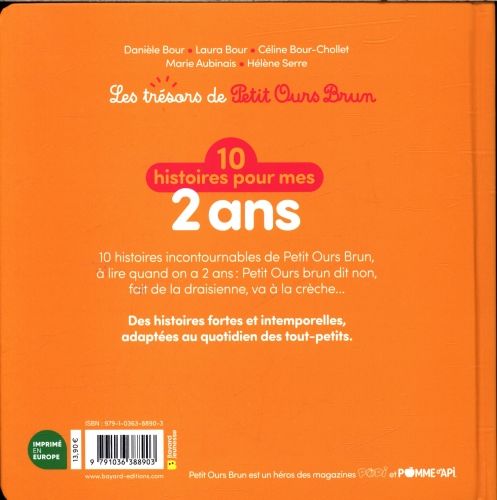 Produktbild: Les tr&eacute;sors de Petit Ours Brun : 10 histoires pour mes 2 ans