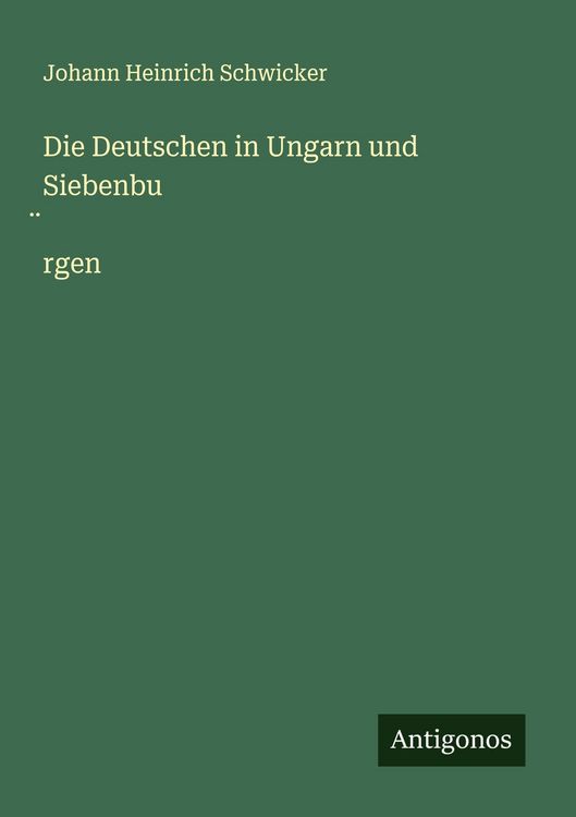 Produktbild: Die Deutschen in Ungarn und Siebenbu&iquest;rgen