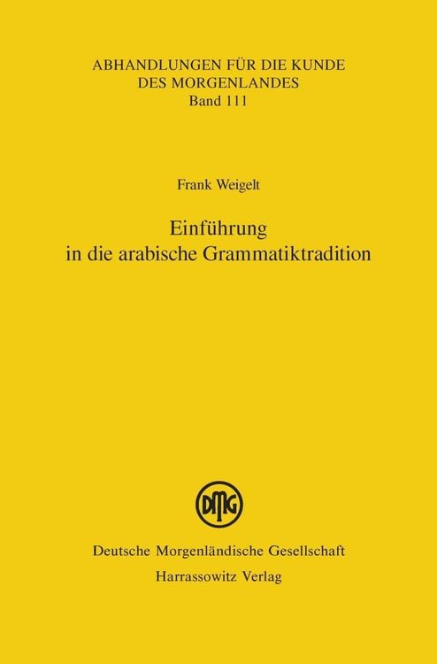 Produktbild: Einführung in die arabische Grammatiktradition
