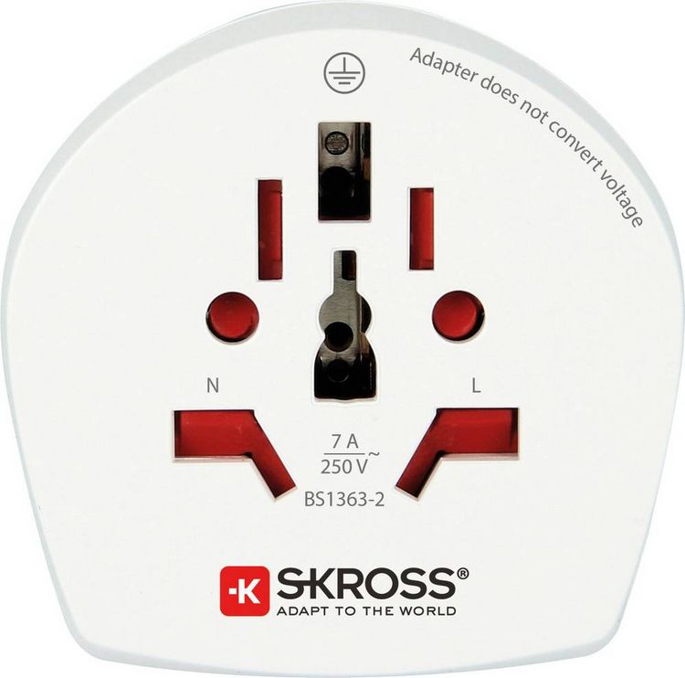Produktbild: Skross 1.500225-E Reiseadapter CA W to UK (BS)