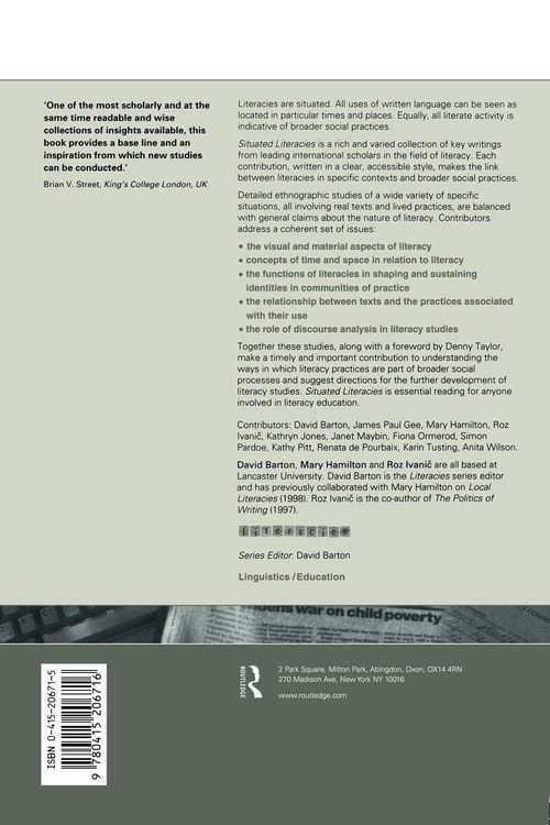 Produktbild: Situated Literacies