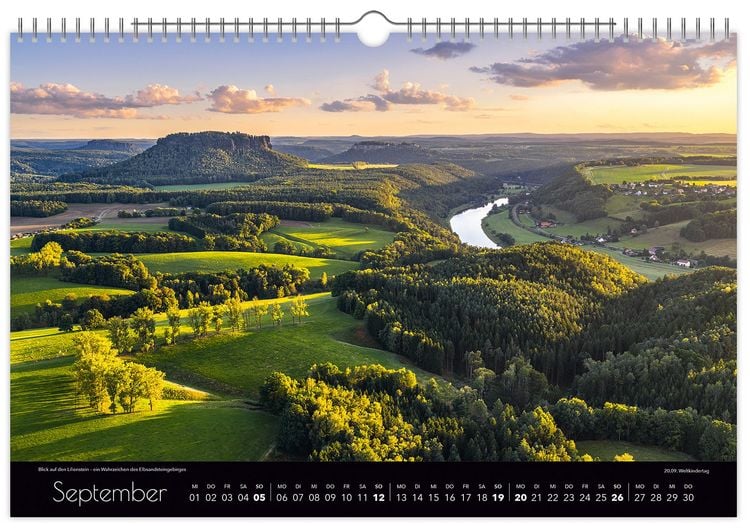 Produktbild: Kalender Faszinierende S&auml;chsische Schweiz 2027