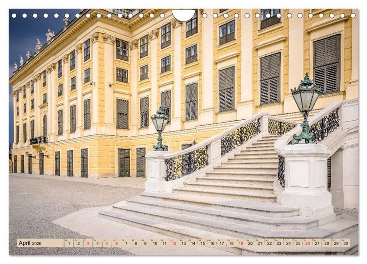 Produktbild: Geliebtes Wien. &Ouml;sterreichs Perle an der Donau (Wandkalender 2026 DIN A4 quer), CALVENDO Monatskalender