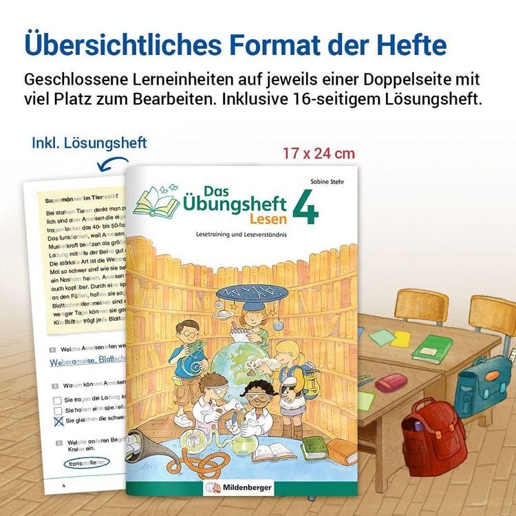 Produktbild: Das &Uuml;bungsheft Lesen 4