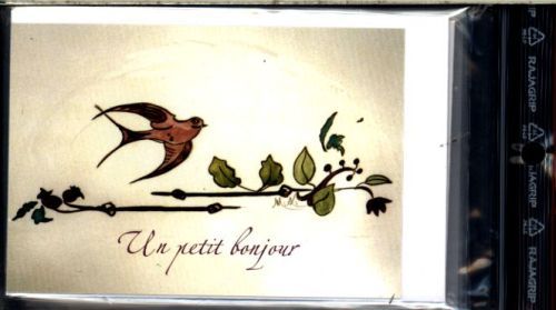 Produktbild: Un petit bonjour: pack de 10 cartes oiseau