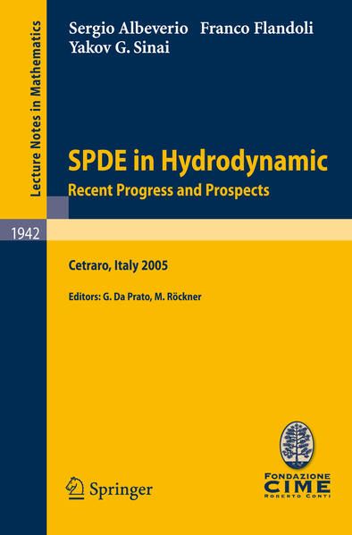 Produktbild: SPDE in Hydrodynamics: Recent Progress and Prospects