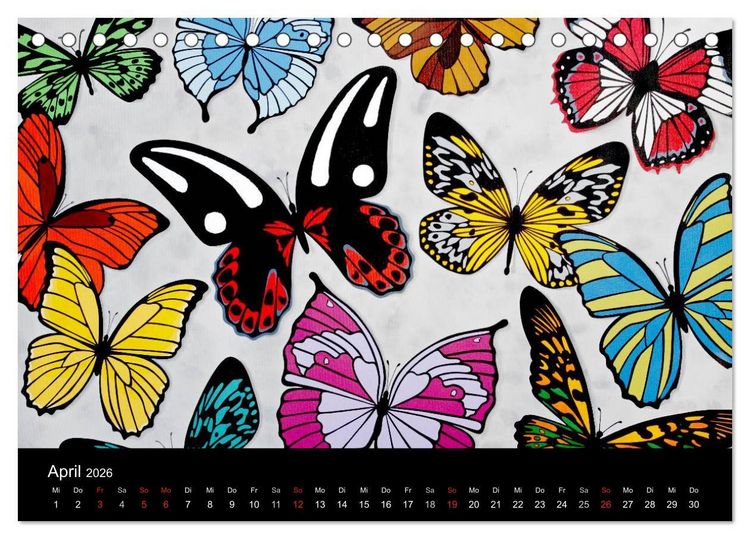 Produktbild: Humorvolle PopArt - Kunstkalender von Claudia Elsner (Tischkalender 2026 DIN A5 quer), CALVENDO Monatskalender