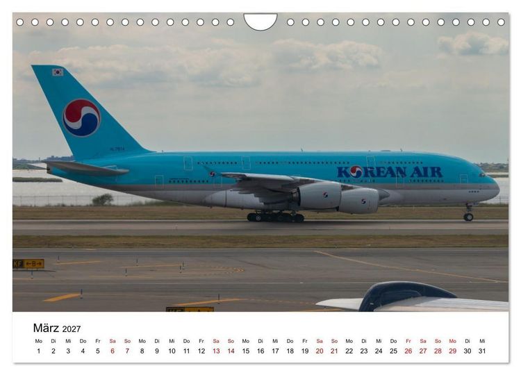 Produktbild: Airbus A380 - K&ouml;nig der L&uuml;fte (Wandkalender 2027 DIN A4 quer), CALVENDO Monatskalender
