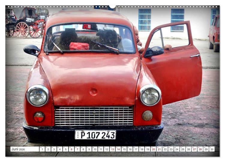 Produktbild: Trabi Tour (Wandkalender 2026 DIN A2 quer), CALVENDO Monatskalender