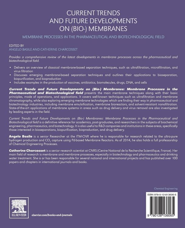 Produktbild: Current Trends and Future Developments on (Bio-) Membranes