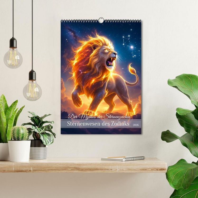 Produktbild: Der Mythos der Sternenzeichen - Sternenwesen des Zodiaks (Wandkalender 2026 DIN A3 hoch), CALVENDO Monatskalender