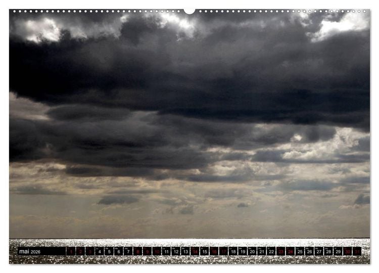 Produktbild: Un oc&eacute;an de lumi&egrave;re (Calendrier mural 2026 DIN A2 vertical) calendrier de bureau